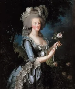 Boutiques de musées Affiches D'Art Encadrées|Toiles Sans Cadre-La reine Marie-Antoinette dit "à la Rose" (1755-1793) (affiches d'art encadrées)