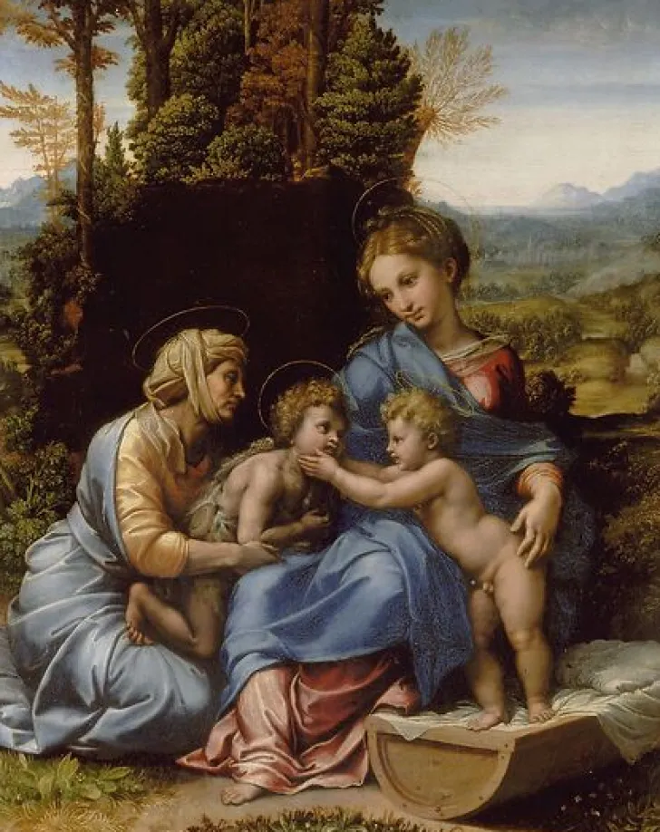 Boutiques de musées Panneaux Aluminium|Panneaux Acryliques-La Sainte Famille, dite la Petite Sainte Famille (panneaux aluminium)