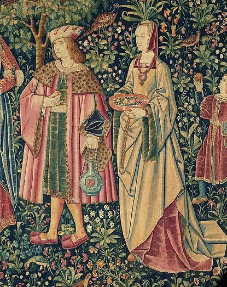 Online Boutiques de musées La tenture de la Vie Seigneuriale : La Promenade I/II (panneaux aluminium)