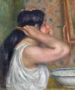 Best Boutiques de musées La Toilette: femme se peignant (panneaux aluminium)