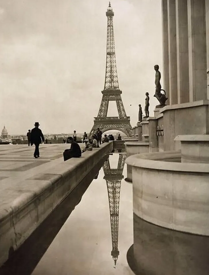Boutiques de musées Toiles Sans Cadre|Panneaux Acryliques-La Tour Eiffel depuis le Palais de Chaillot (toiles sans cadre)