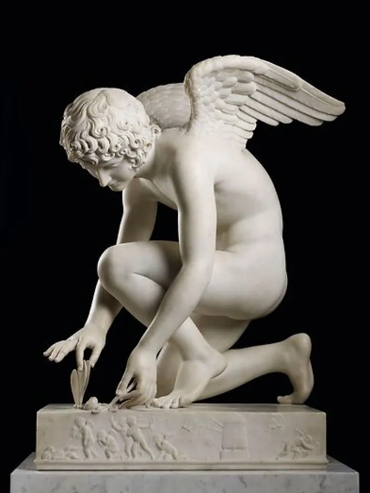 Hot Boutiques de musées L'Amour dit aussi L'Amour prenant un papillon (toiles encadrées)