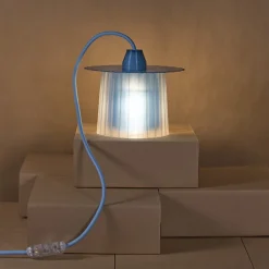 Discount Boutiques de musées Lampe Amanda - Bleu - Warren & Laetitia