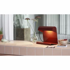 Boutiques de musées Design|Art De La Maison-Lampe de bureau Jean Prouvé - Rouge japonais - Vitra
