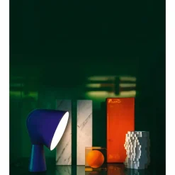Boutiques de musées Lampe de table Binic - Bleu - Foscarini
