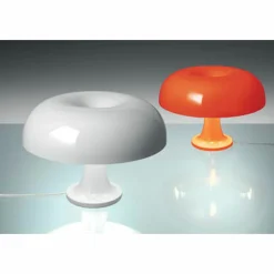 Clearance Boutiques de musées Lampe de table Nessino / Ø 32 cm - Blanc - Artemide