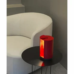 Boutiques de musées Design|Art De La Maison-Lampe pivotante à poser - Charlotte Perriand - Nemo Lighting - Rouge carmin