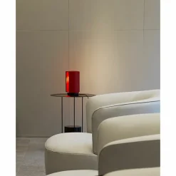 Boutiques de musées Design|Art De La Maison-Lampe pivotante à poser - Charlotte Perriand - Nemo Lighting - Rouge carmin
