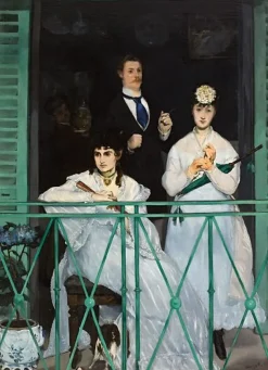 Boutiques de musées Affiches D'Art Encadrées|Toiles Encadrées-Le Balcon (détail) (affiches d'art encadrées)