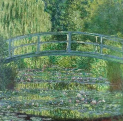 Boutiques de musées Toiles Sans Cadre|Toiles Sur Châssis-Le Bassin aux nymphéas: harmonie verte (toiles sans cadre)