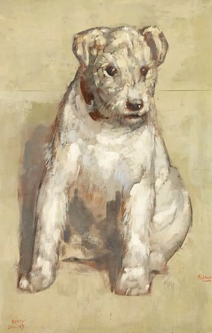 Sale Boutiques de musées Le chien Betty (panneaux aluminium)