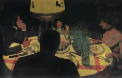 New Boutiques de musées Le Dîner, effet de lampe (panneaux acryliques)