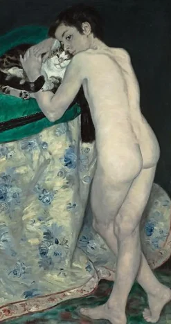 Online Boutiques de musées Le garçon au chat (toiles sur châssis)