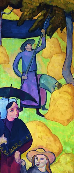 Boutiques de musées Le Gaulage des pommes (toiles sur châssis)