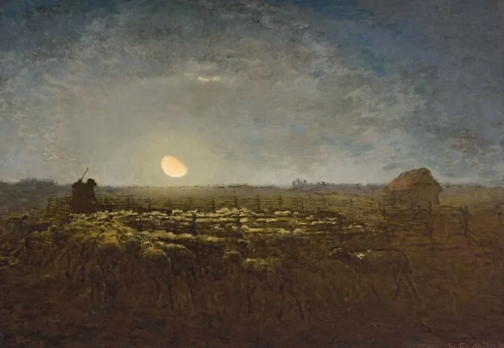 Discount Boutiques de musées Le parc à moutons, clair de lune (panneaux aluminium)