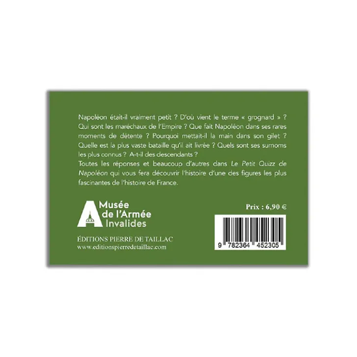 Best Boutiques de musées Le Petit Quizz - Napoléon