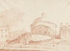 Boutiques de musées Affiches D'Art Encadrées|Toiles Sur Châssis-Le port de Ripetta (affiches d'art encadrées)