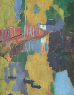 New Boutiques de musées Le Talisman, l'Aven au Bois d'Amour, Pont-Aven (panneaux acryliques)