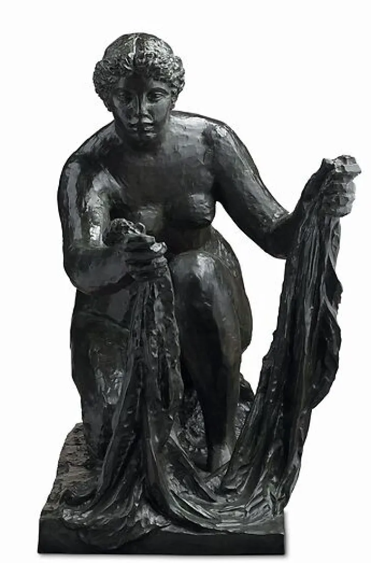 Boutiques de musées Panneaux Aluminium|Affiches D'Art Encadrées-L'Eau ou La Grande Laveuse accroupie (panneaux aluminium)