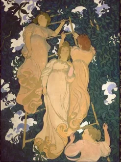 Discount Boutiques de musées L'Echelle dans le feuillage (panneaux acryliques)