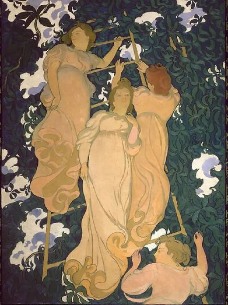 Discount Boutiques de musées L'Echelle dans le feuillage (panneaux acryliques)