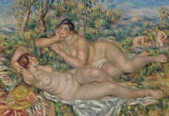 Boutiques de musées Affiches D'Art Encadrées|Toiles Encadrées-Les baigneuses (affiches d'art encadrées)