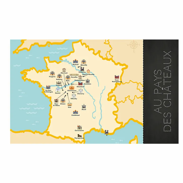 Clearance Boutiques de musées Les châteaux de France expliqués aux enfants