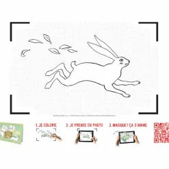 Outlet Boutiques de musées Les fables de La Fontaine et Gustave Doré - Cahier de dessin animé