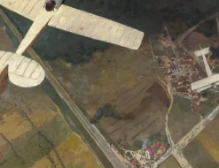 Boutiques de musées Affiches D'Art Encadrées|Toiles Sans Cadre-Les Grandes Manoeuvres vues d’un aéroplane (affiches d'art encadrées)