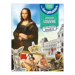 Boutiques de musées Livres Jeunesse-Les incollables - Mission Louvre - Énigmes stickers