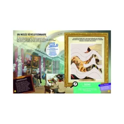 Boutiques de musées Livres Jeunesse-Les incollables - Mission Louvre - Énigmes stickers