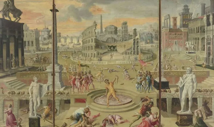 Hot Boutiques de musées Les Massacres du Triumvirat (toiles sans cadre)