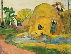 Clearance Boutiques de musées Les Meules jaunes, dit aussi La Moisson blonde (détail) (toiles encadrées)