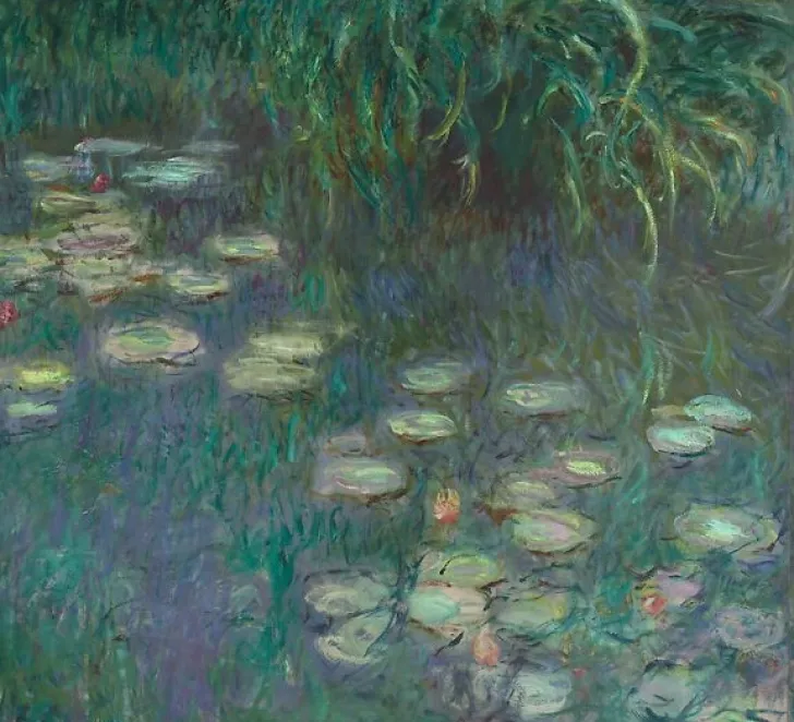 Hot Boutiques de musées Les Nymphéas : Matin (toiles encadrées)