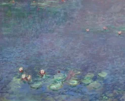 Boutiques de musées Toiles Sans Cadre-Les Nymphéas : Matin (toiles sans cadre)