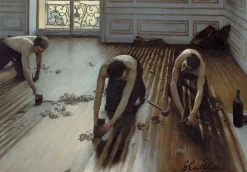 Boutiques de musées Affiches D'Art|Affiches D'Art Encadrées-Les raboteurs de parquet (affiches d'art)
