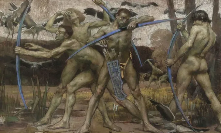 Online Boutiques de musées Les Tireurs à l'arc (panneaux acryliques)