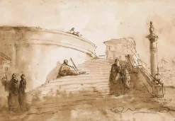 Online Boutiques de musées L'escalier tournant de la Trinité des Monts (toiles sans cadre)