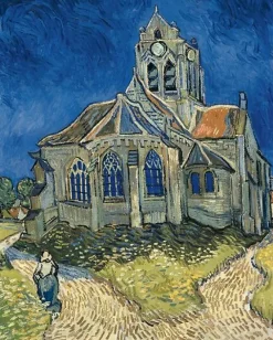 Discount Boutiques de musées L'église d'Auvers-sur-Oise (panneaux aluminium)