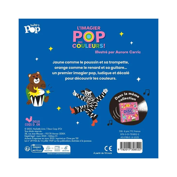 Online Boutiques de musées L'imagier pop des couleurs