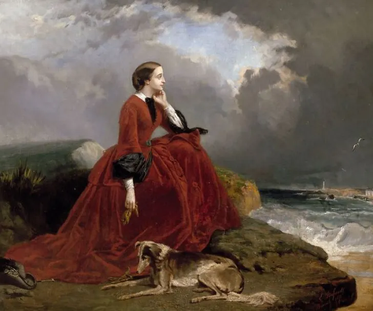 Boutiques de musées Panneaux Aluminium|Toiles Encadrées-L'Impératrice Eugénie à Biarritz (panneaux aluminium)