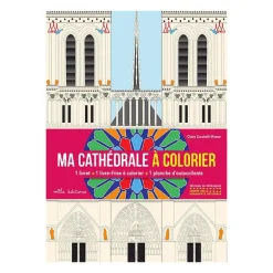 Hot Boutiques de musées Livre-frise Ma cathédrale à colorier