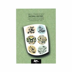 Boutiques de musées Écriture-Livret d'étiquettes et d'autocollants Histoire naturelle - The Pepin Press