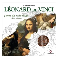 Boutiques de musées Loisirs Créatifs-Léonard de Vinci - Livre de coloriage Non officiel