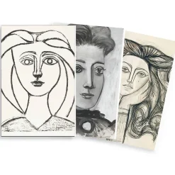 Boutiques de musées Cahiers Et Carnets-Lot 3 carnets Picasso Dessins