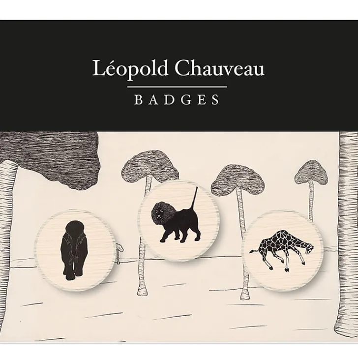Clearance Boutiques de musées Lot de 3 badges Léopold Chauveau - Savane