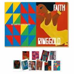 Boutiques de musées Lot de 10 Cartes postales Faith Ringgold
