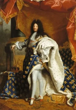 Clearance Boutiques de musées Louis XIV, roi de France, portrait en pied en costume royal (affiches d'art)