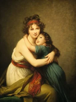 Boutiques de musées Panneaux Aluminium|Panneaux Acryliques-Madame Vigèe-Le Brun et sa fille, Jeanne-Lucie, dite Julie (panneaux aluminium)