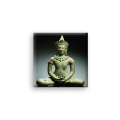 Boutiques de musées Magnets-Magnet Bouddha paré en méditation
